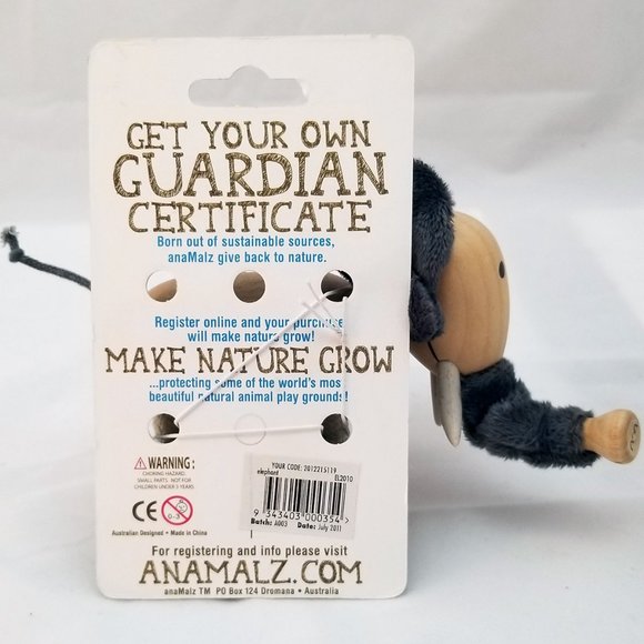 New Anamalz Elephant Wooden Toy for Ages 3+ | EL2010 - Picture 2 of 3